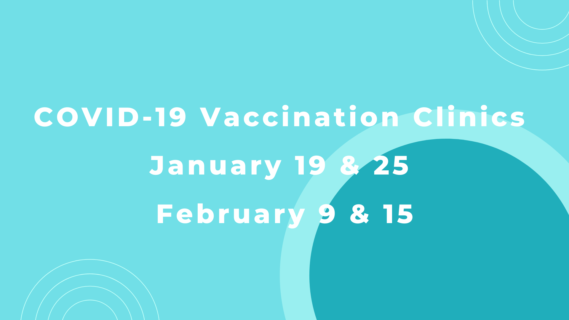 COVID-19 Vaccination Clinics