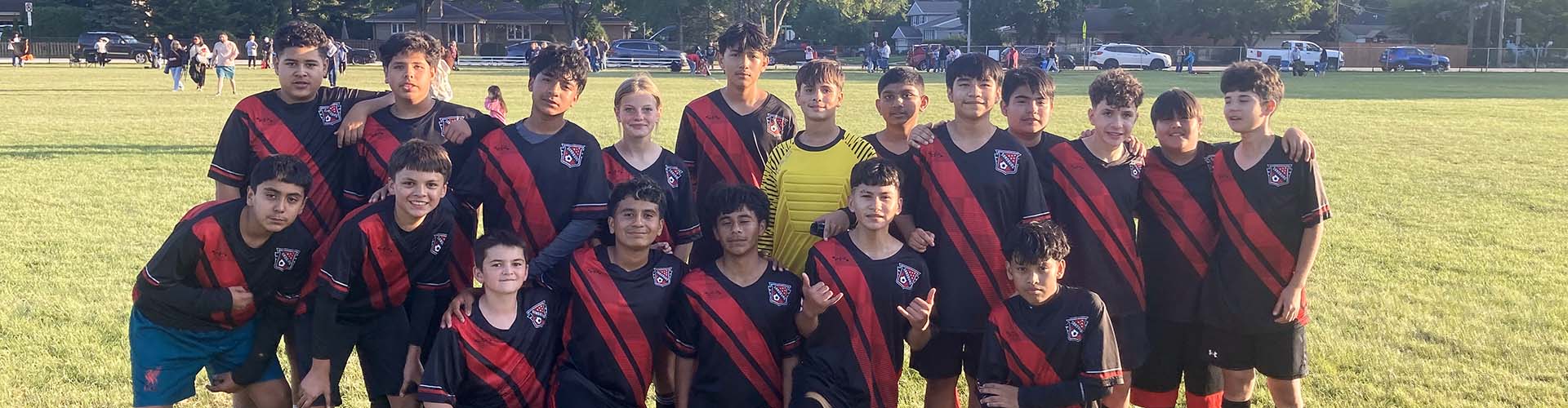 Carl Sandburg Middle School Soccer Team 2025