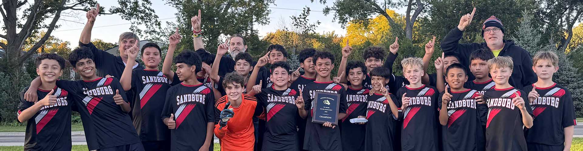 Carl Sandburg Middle School Soccer Team 2026